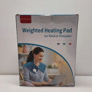 Comfytemp Weighted Heating Pad for Neck, Shoulder Wearable Washable Flannel NIB